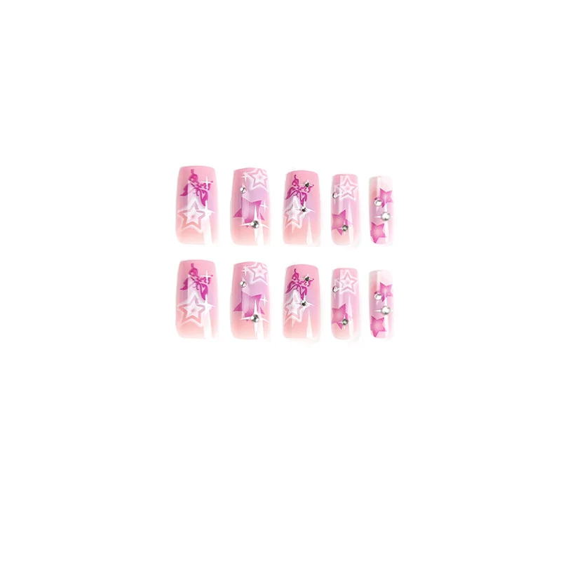 Artistic acrylic nails with modern glitter accents Stornfield