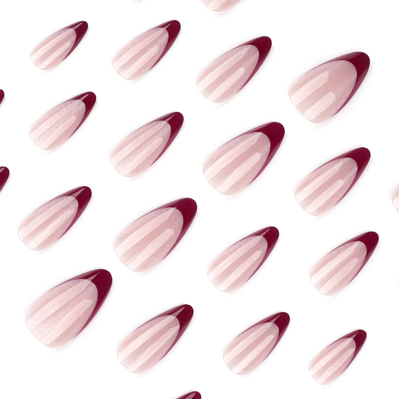 Artificial stiletto nails with sparkling tips Stornfield