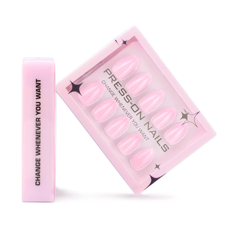 Artificial press-on nails with interchangeable designs Stornfield