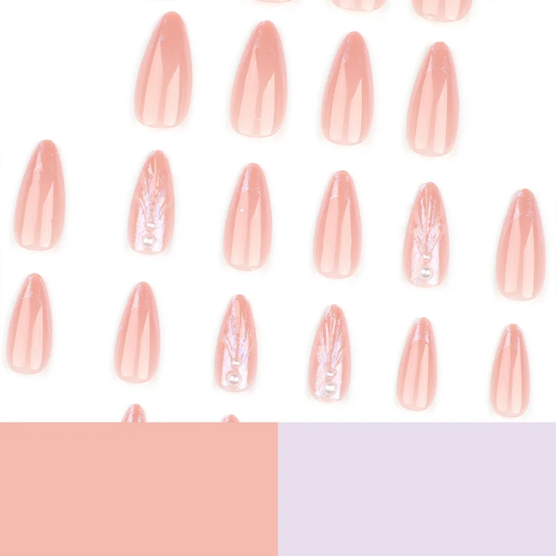 Artificial nail art with curved design Stornfield