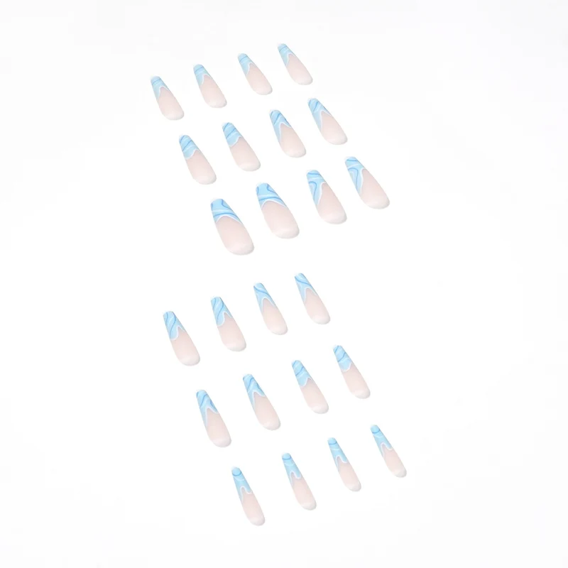 Artificial nail extensions with wave design Stornfield