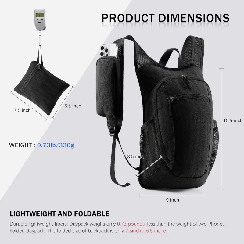 Kompakter faltbarer Rucksack Karnz
