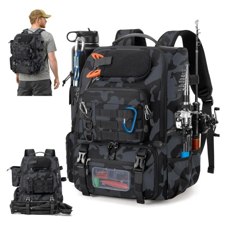 Multi-Funktionaler Outdoor Angelrucksack Karnz