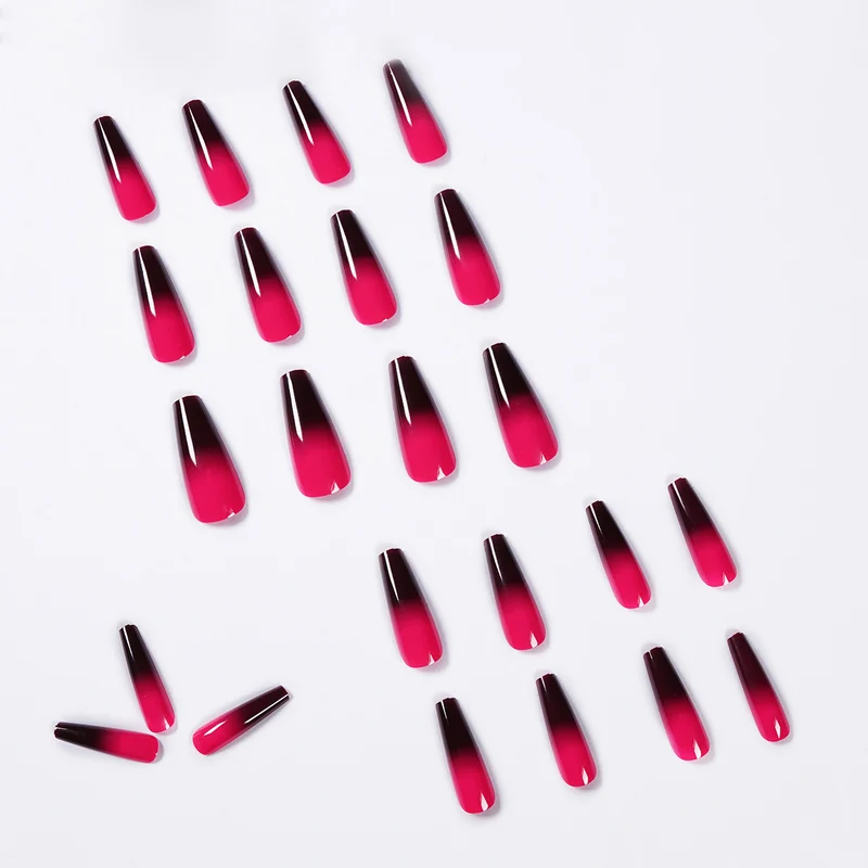 Artificial nail extensions with ombre effect Stornfield