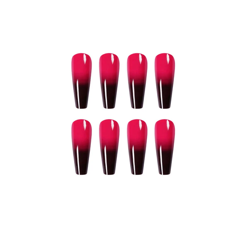 Artificial nail extensions with ombre effect Stornfield