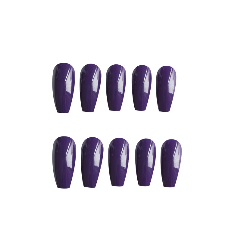 Artificial nail extensions with high gloss finish Stornfield