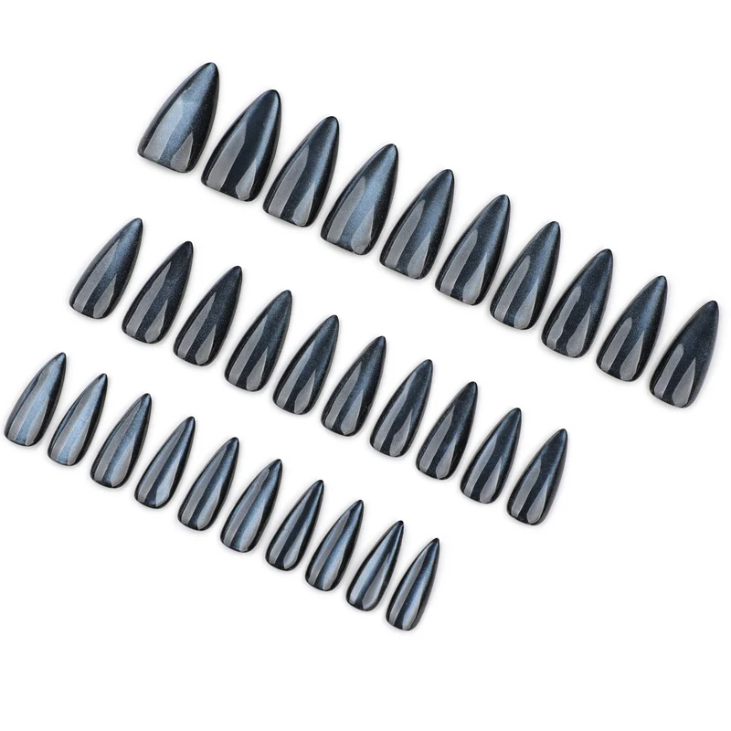 Artificial nail extensions with elegant ombre effects Stornfield