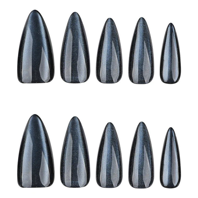 Artificial nail extensions with elegant ombre effects Stornfield