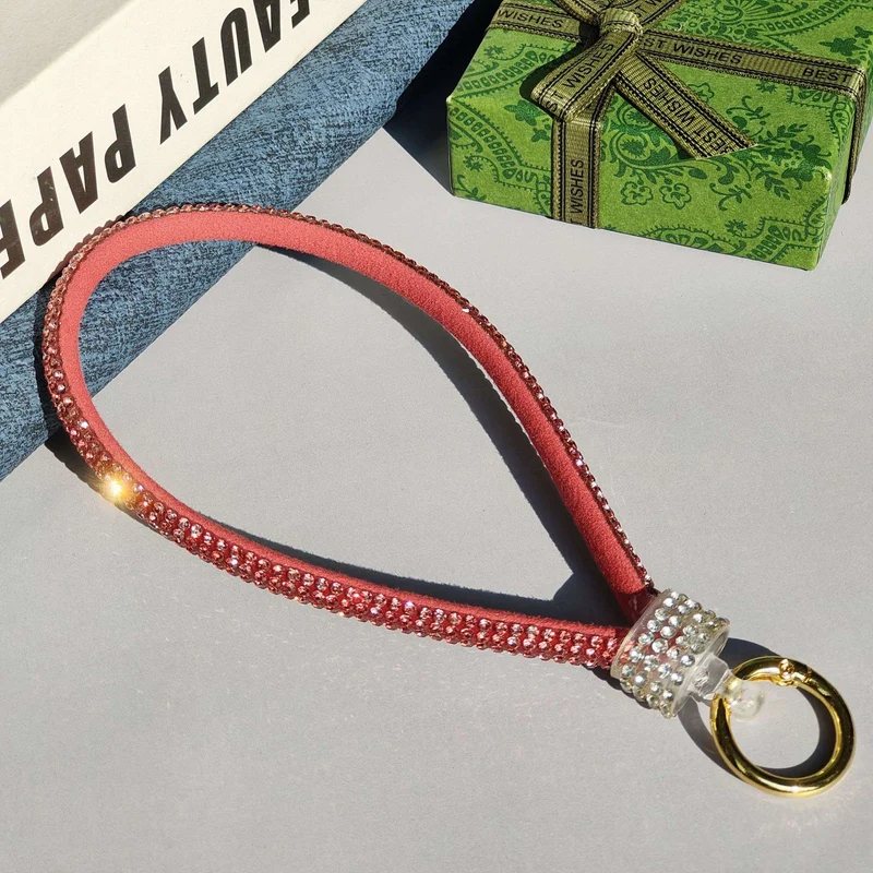 Glitzernder Strass-Handy-Lanyard Karnz