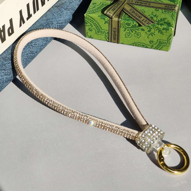 Glitzernder Strass-Handy-Lanyard Karnz