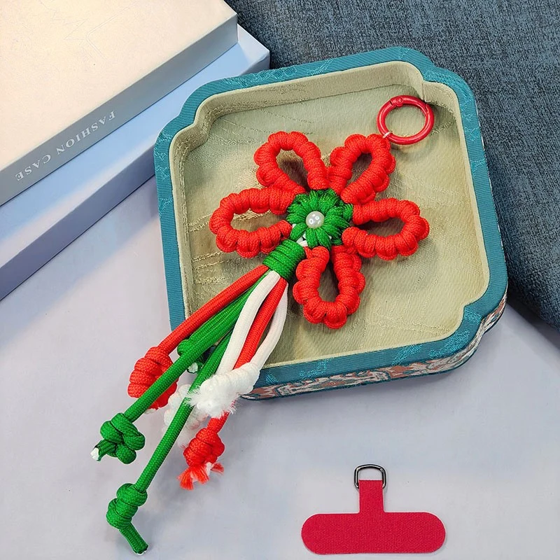 Dekorativer floraler Schlüsselanhängerhalter Karnz