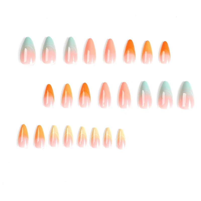 Artificial Nail Tips with Gradient Stornfield
