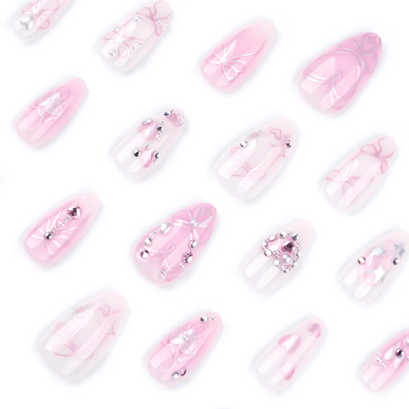 Artificial nail art with delicate jewelry design Stornfield