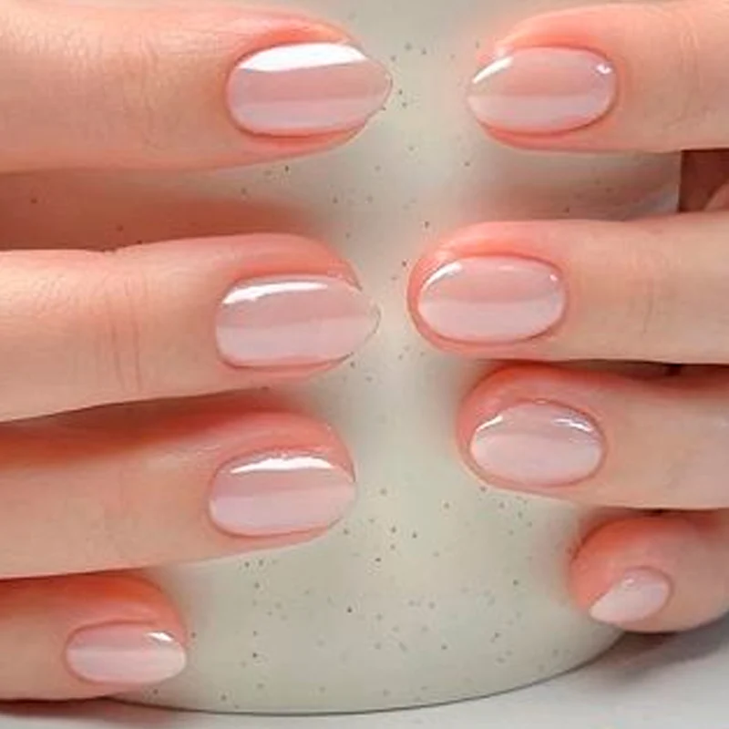 Artificial nail art with playful dots and bows Stornfield