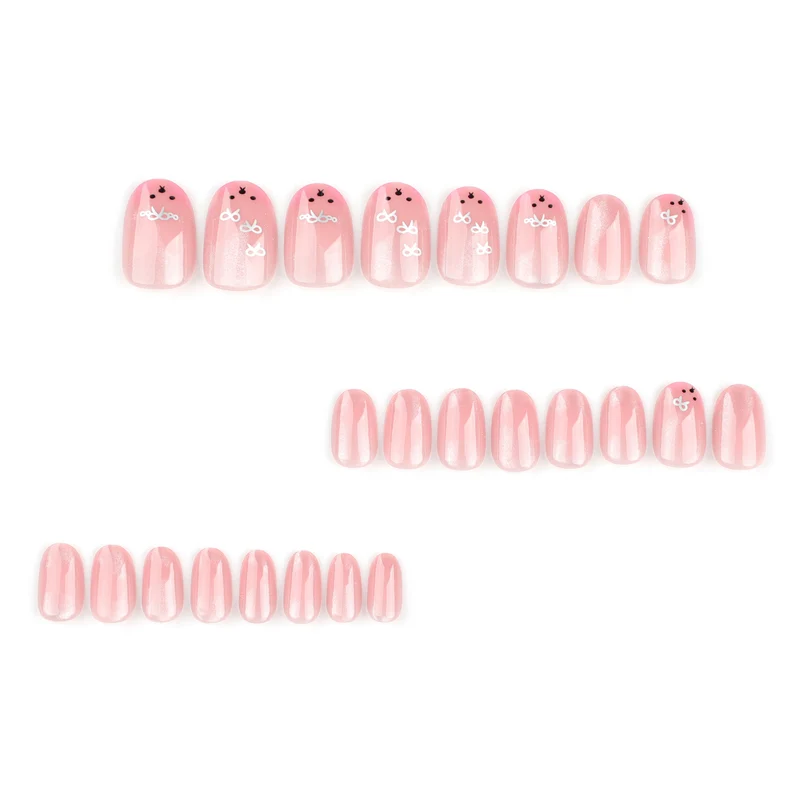 Artificial nail art with playful bunny design Stornfield