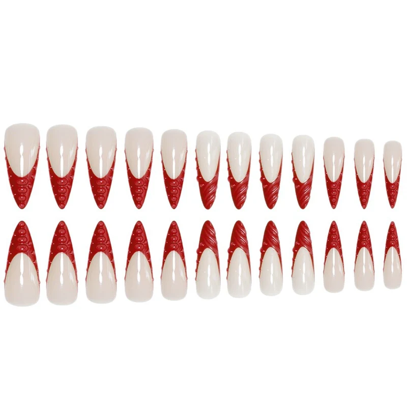Skulptierte Stiletto-Nagelverlängerungen Karnz