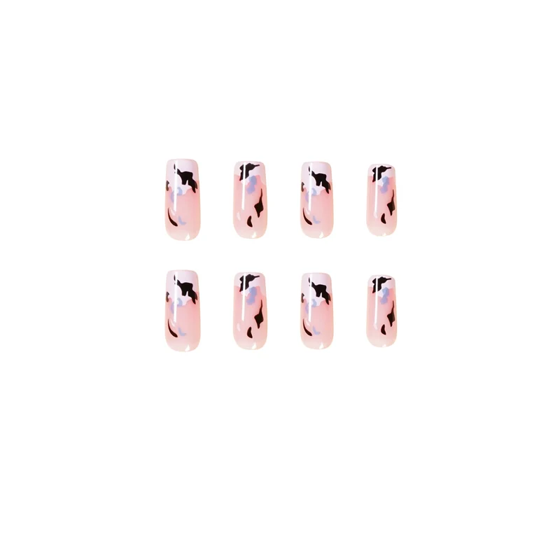 Artificial nail art with modern color pattern Stornfield