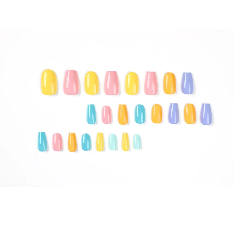 Artificial nail art with colorful designs Stornfield