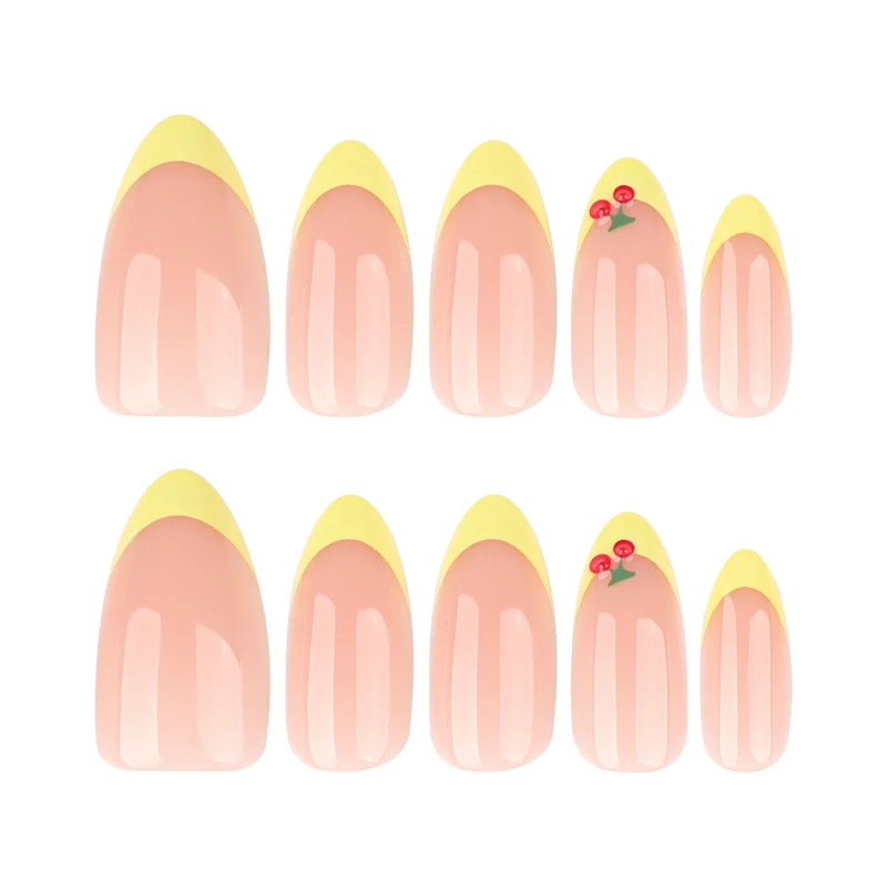 Artificial nail art with flower and glitter elements Stornfield