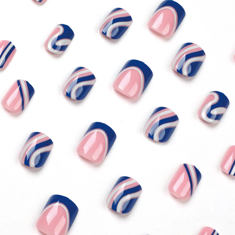Creative Nail Art with Abstract Designs Stornfield