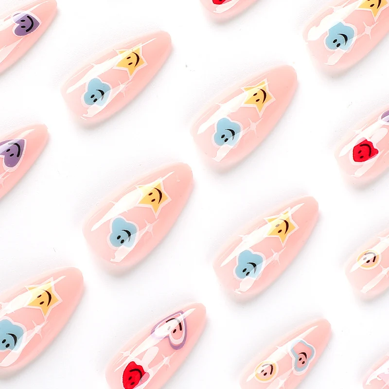 Creative nail art with playful emoji motifs Stornfield