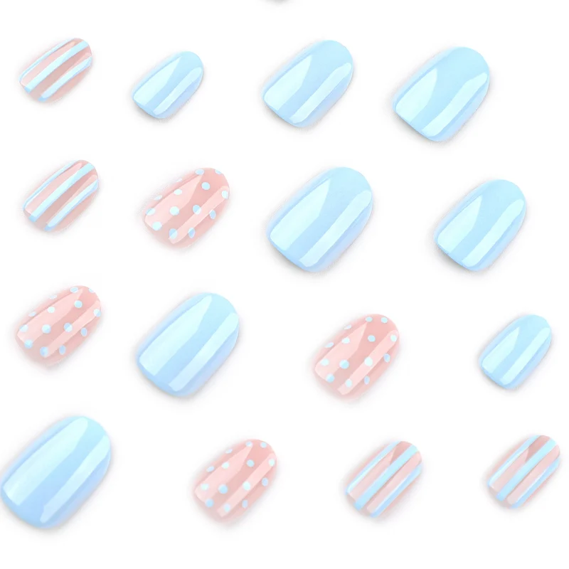 Creative Nail Art with Dots and Stripes Stornfield