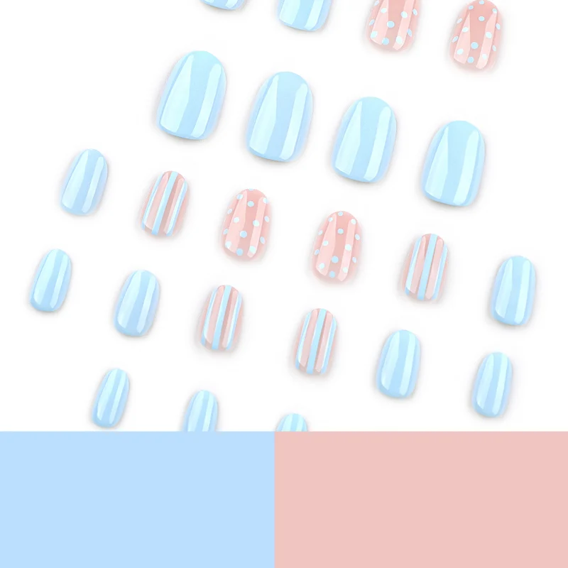 Creative Nail Art with Dots and Stripes Stornfield