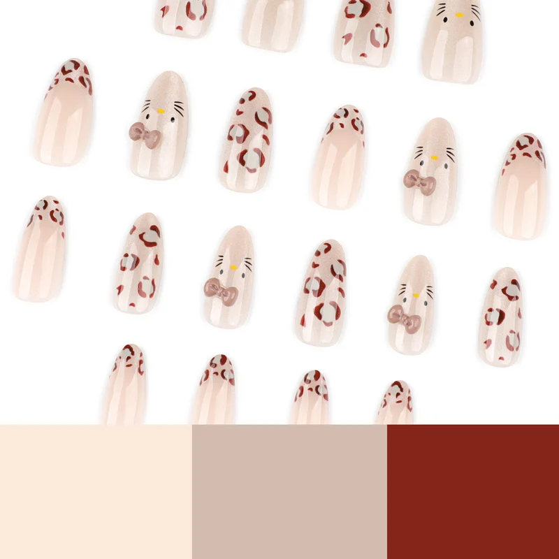 Creative Nail Art with Cute Cat Motif and Glitter Accents Stornfield