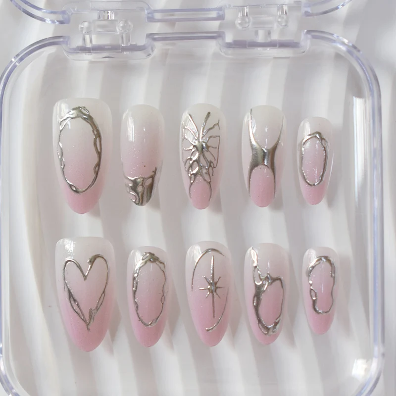 Elegantes Skulptiertes Nagelkunstset Karnz