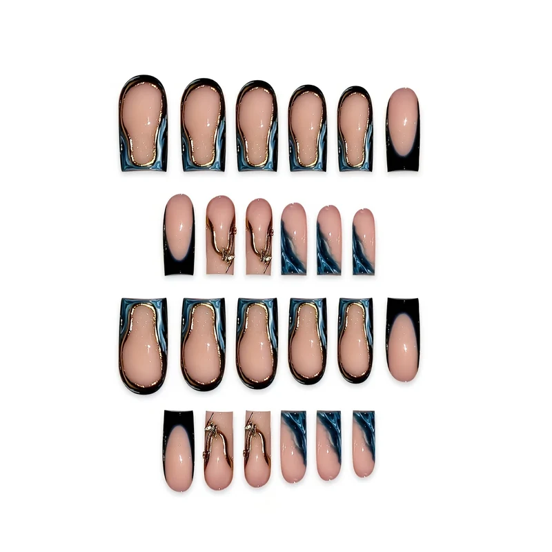 Elegante Skulptierte Nagelkunstverlängerungen Karnz
