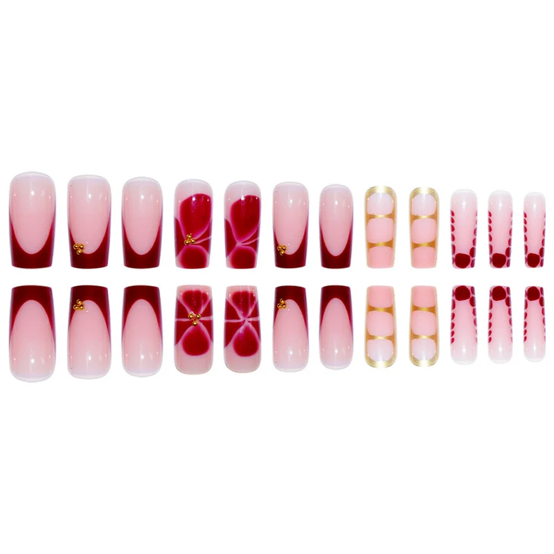 Elegante dekorative Gel-Nagelverstärkungen Karnz