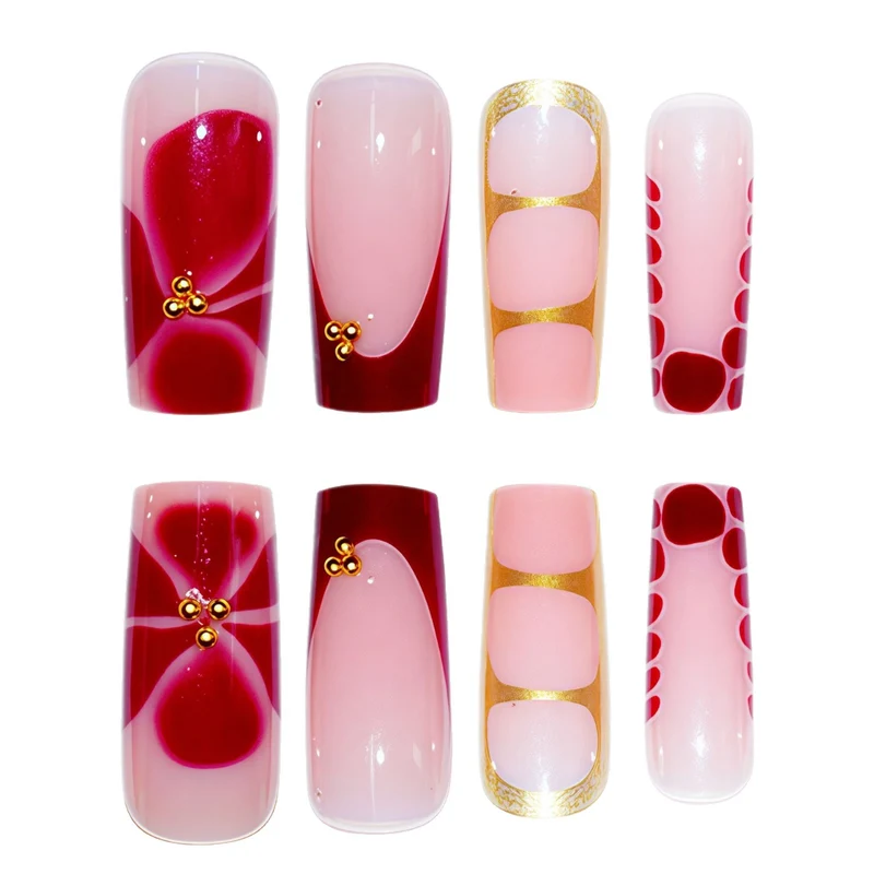 Elegante dekorative Gel-Nagelverstärkungen Karnz