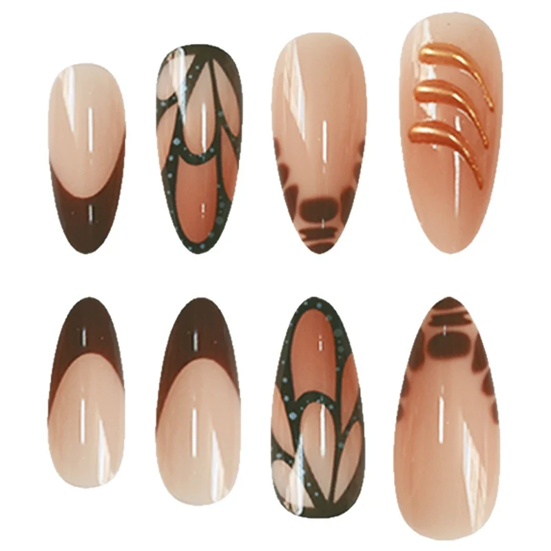 Elegante kreative Acryl-Nagelverlängerungen Karnz