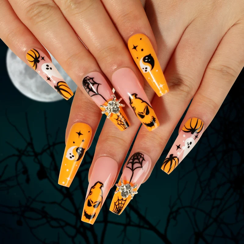 Artificial Halloween Nail Art Stornfield
