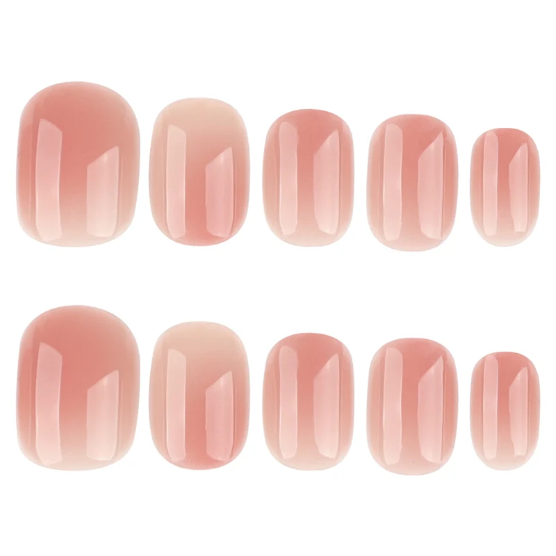 Artificial gel nails with elegant high-gloss finish Stornfield