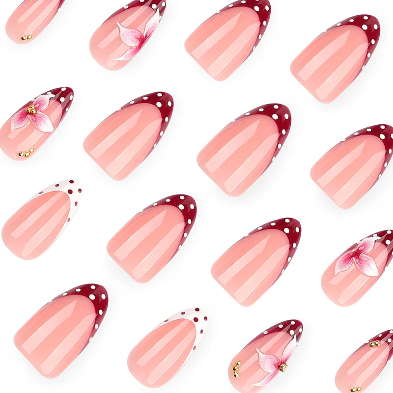 Artificial nails with flower design Stornfield