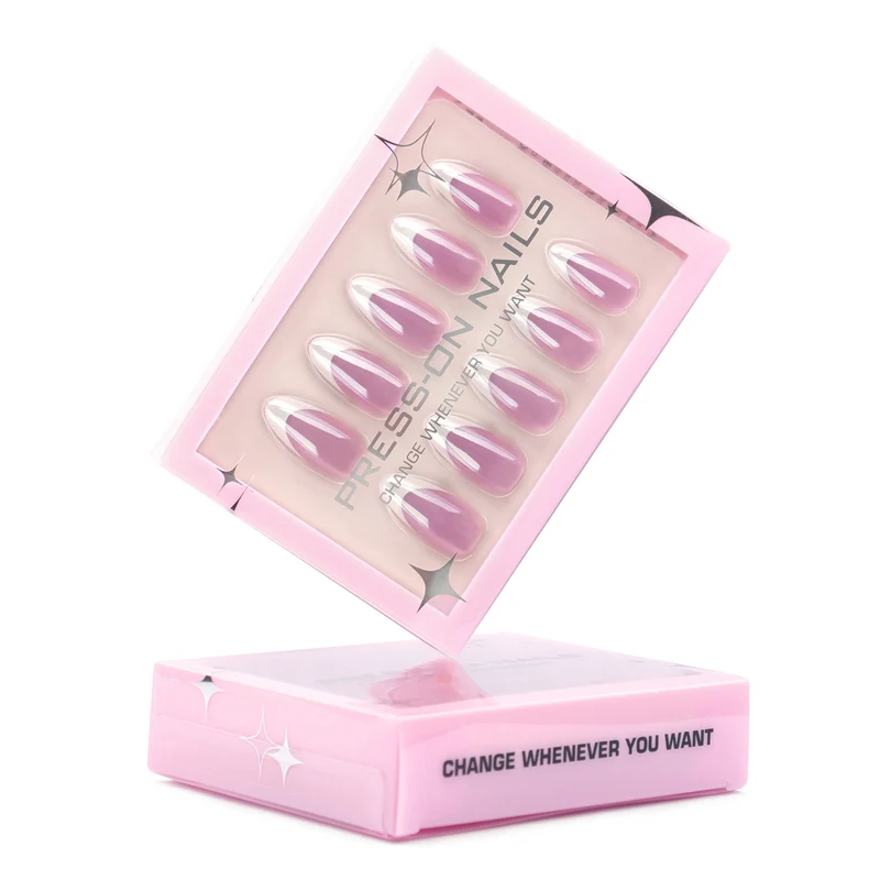 Artificial press-on nails with modern ombre effect Stornfield