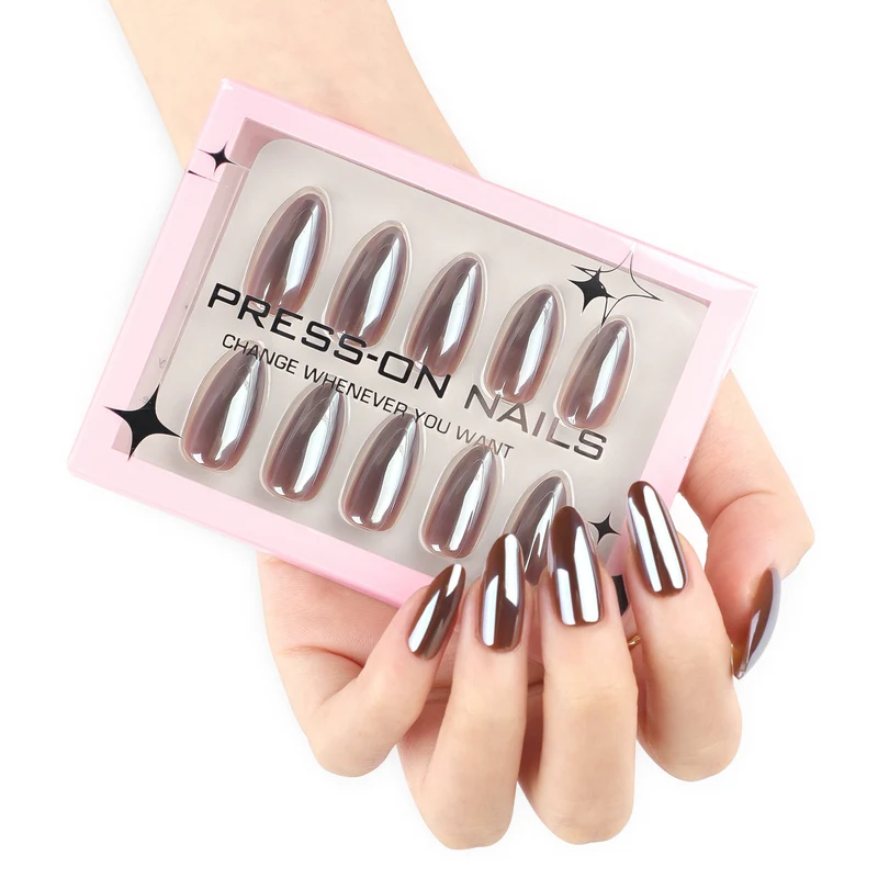 Artificial press-on nails with glossy finish Stornfield