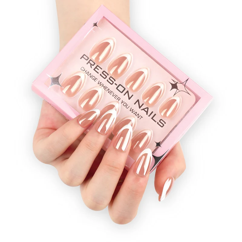 Artificial press-on nails with flexible design Stornfield