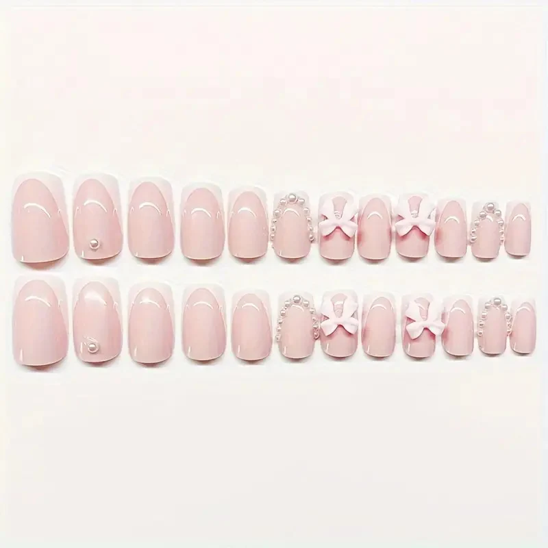 Blumenverziertes Acryl-Nagelkunst-Set Karnz