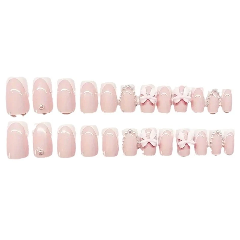 Blumenverziertes Acryl-Nagelkunst-Set Karnz