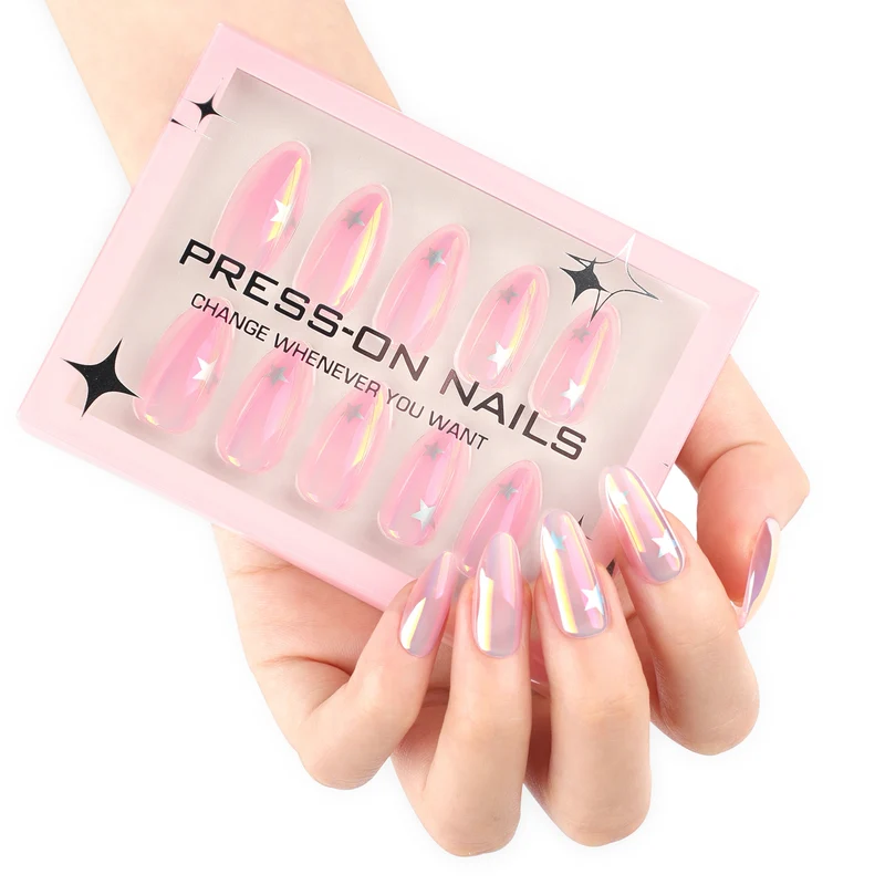 Artificial application nails with shimmering finish Stornfield