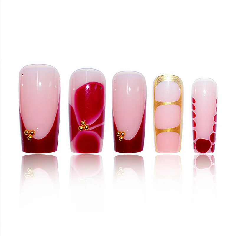 Elegantes Künstlerisches Nageldesign Karnz