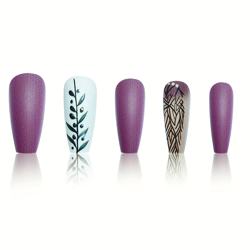 Detailliertes Botanisches Nagelkunstset Karnz