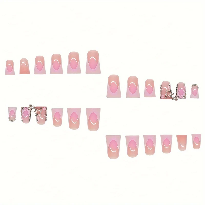 Dekorative mit Strass verzierte Nagelkunstverlängerungen Karnz
