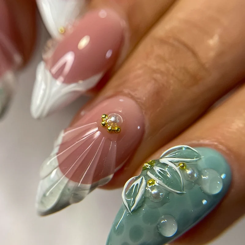 Dekorative Nail Art Extensions Karnz