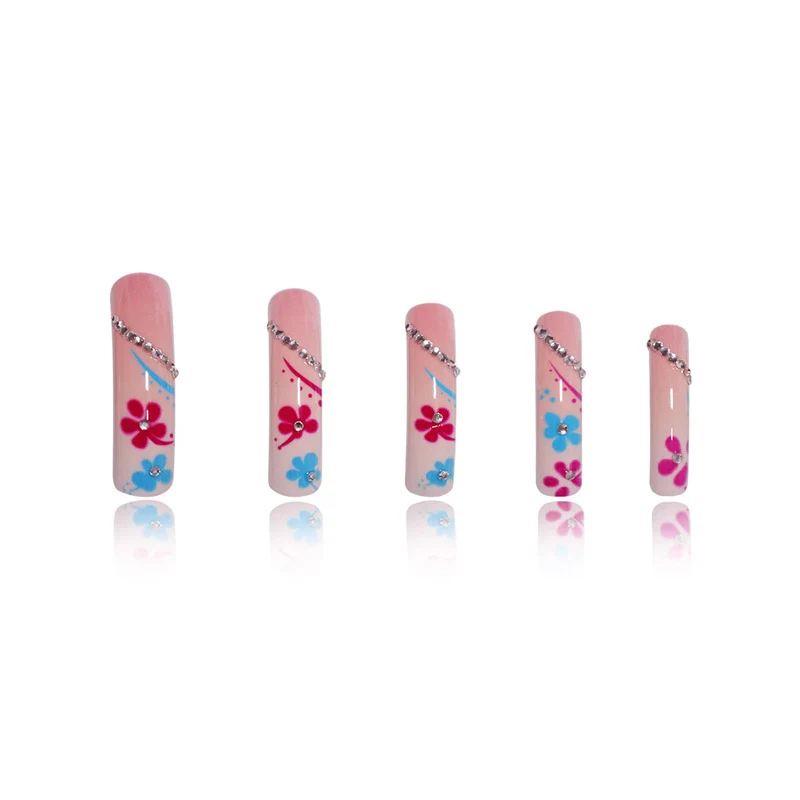 Dekorative florale Press-On-Nagelverzierung Karnz 1789447242
