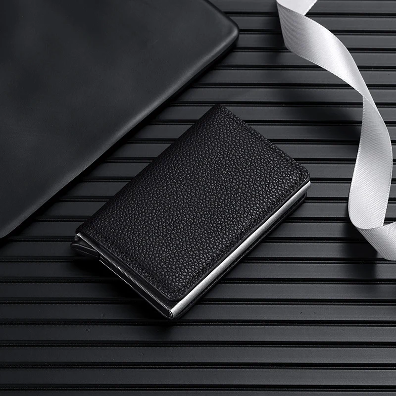 Premium Leather Business Card Holder Stornfield