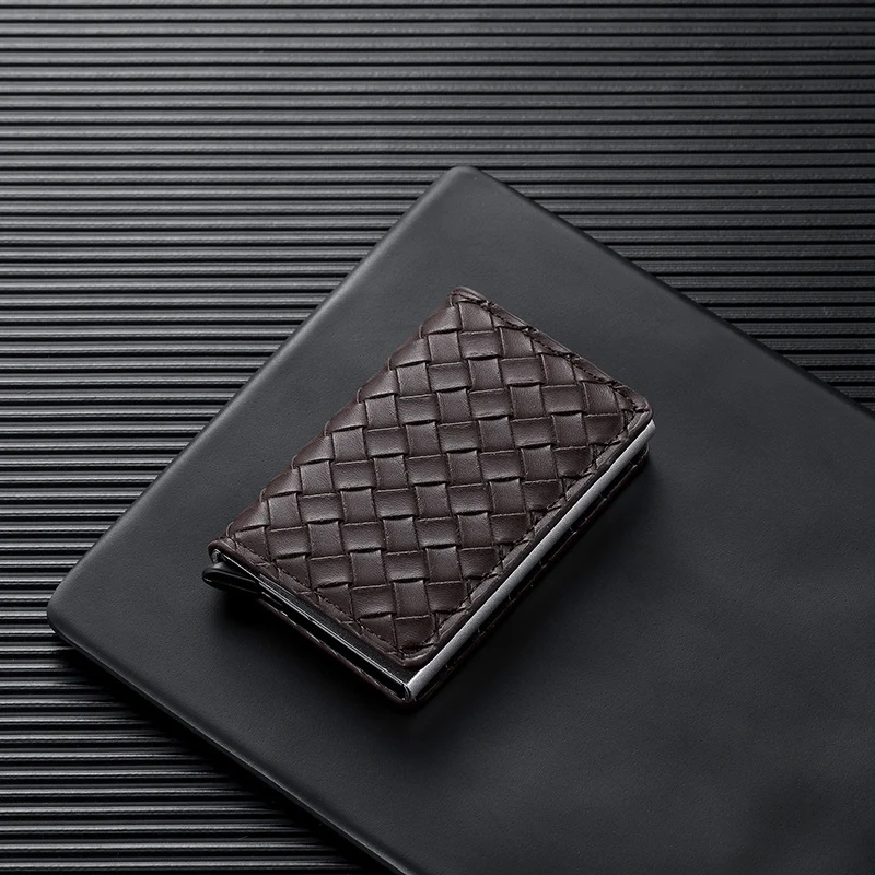 Premium Leather Business Card Holder Stornfield