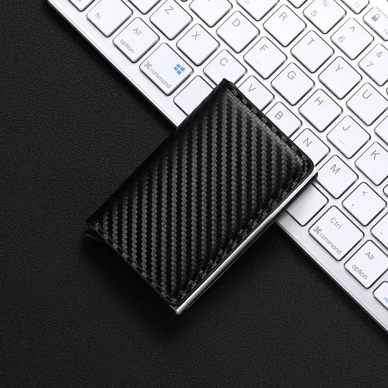 Premium Leather Business Card Holder Stornfield